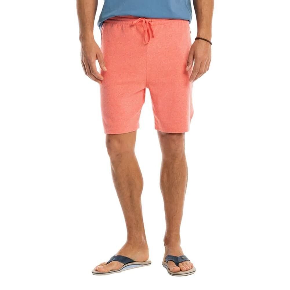 Southern Tide Men's Backrush Heather Lounge Shorts X-Large Heather Coral